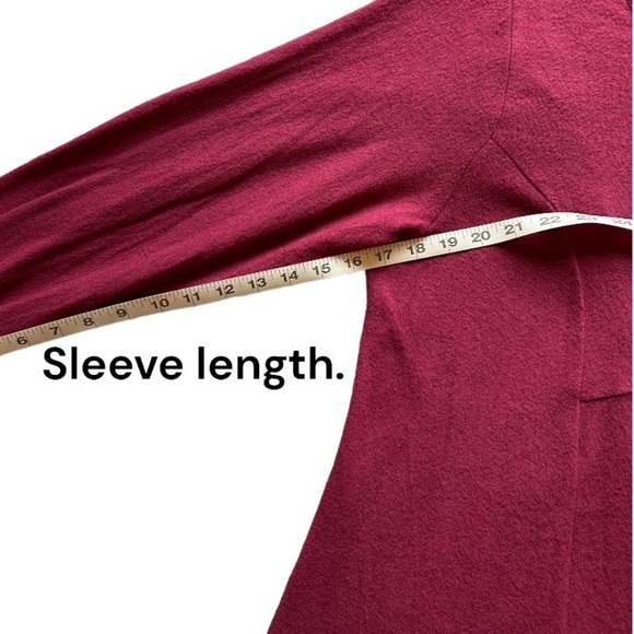 New with tags plus size studio B, long sleeve, mid, knit dress - Picture 8 of 12